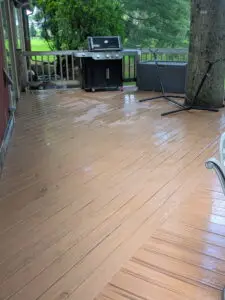 Deck Power Washing in Lincroft