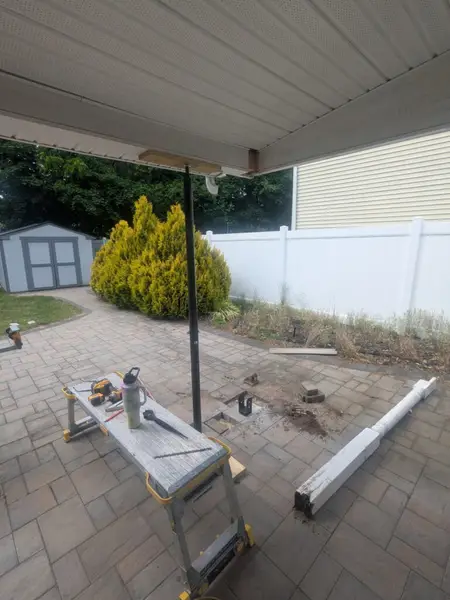Porch Column Replacement in Metuchen, NJ — column installation