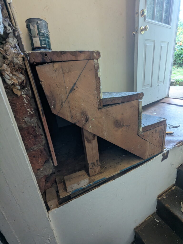Stair Repair Project in Woodbridge, NJ — carpentry woodworking
