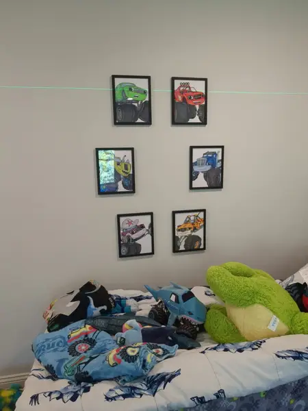 Kids Room Art and Shelf Installation in Colts Neck, NJ — kids room upgrade
