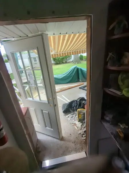 Door Enlargement and Pet Protection Project in Avenel — avenel
